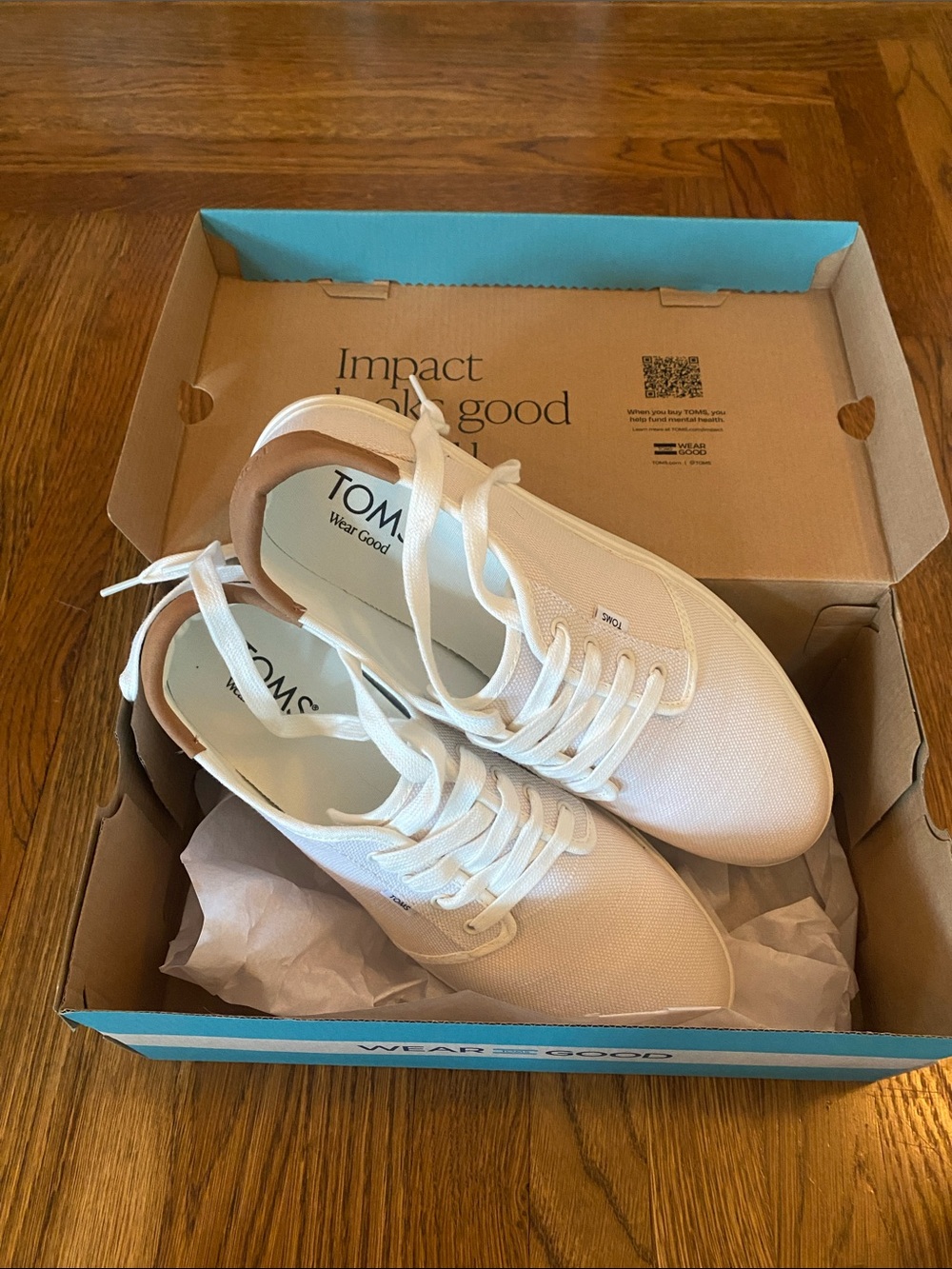 TOMS Carlo 2.0 Lightweight Canvas Sneakers White